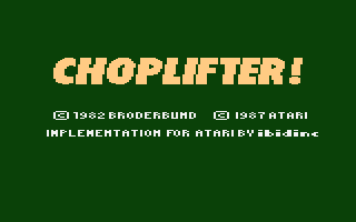 Choplifter Screenshot