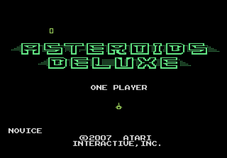Asteroids Deluxe Screenshot