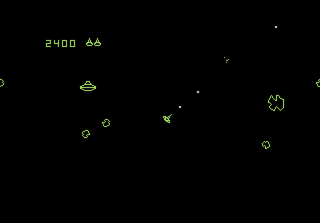 Asteroids Deluxe Screenshot