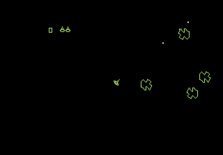 Asteroids Deluxe Screenshot