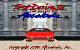 Test Drive III: The Passion Screenshot