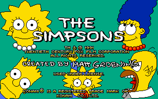 Simpsons, The – Arcade Game Screenshot