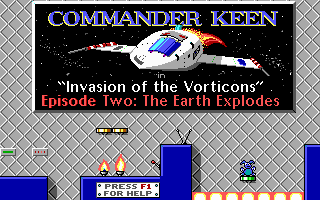 Commander Keen 2: The Earth Explodes Screenshot