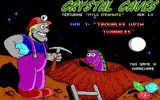 Crystal Caves 1: Troubles with Twibbles Screenshot