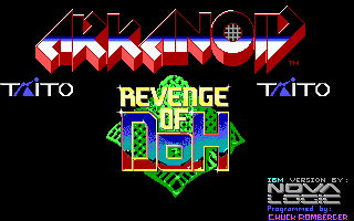 Arkanoid II: The Revenge of DOH Screenshot