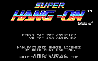 Super Hang-On Screenshot
