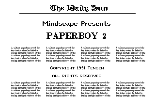 Paperboy 2 Screenshot