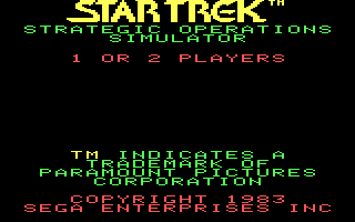 Star Trek: Strategic Operations Simulator Screenshot