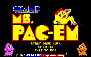 CHAMP Ms. Pac-em Screenshot