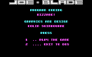 Joe Blade Screenshot
