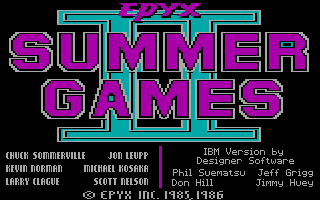 Summer Games II Screenshot