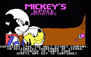 Mickey’s Space Adventure Screenshot