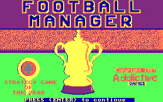Football Manager Screenshot
