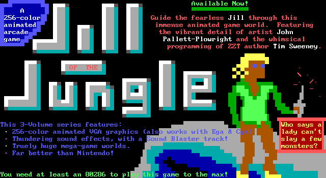 Jill of the Jungle: The Complete Trilogy Screenshot