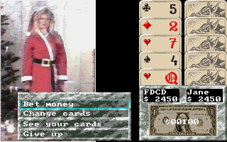 Cover Girl Strip Poker Screenshot