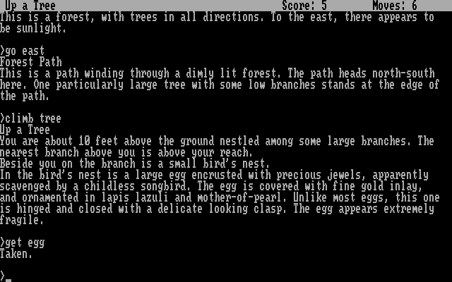 Zork: The Great Underground Empire Screenshot