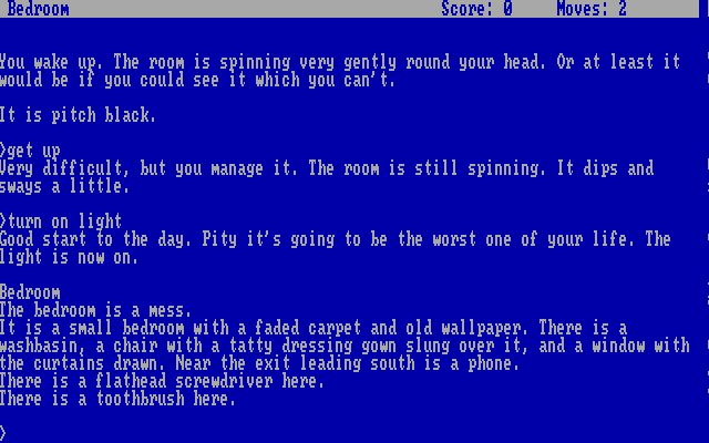 Hitchhiker’s Guide to the Galaxy, The Screenshot