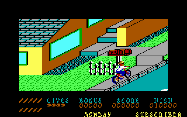 Paperboy Screenshot