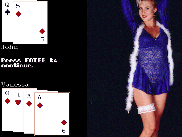 Strip Blackjack Part Three: Fashion Girls Collection Screenshot