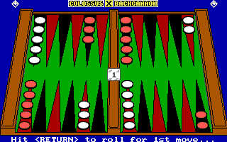 Colossus X Backgammon Screenshot