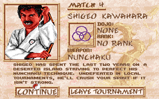 Budokan: The Martial Spirit Screenshot