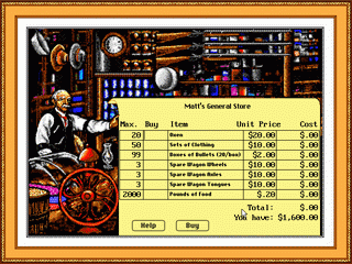 Oregon Trail Deluxe Screenshot