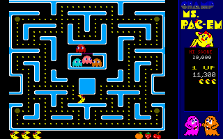 CHAMP Ms. Pac-em Screenshot