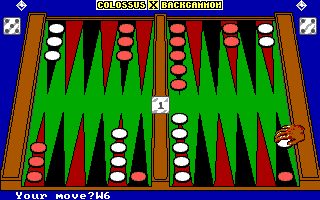 Colossus X Backgammon Screenshot
