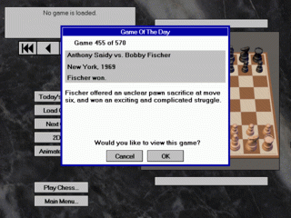 Bobby Fischer Teaches Chess Screenshot