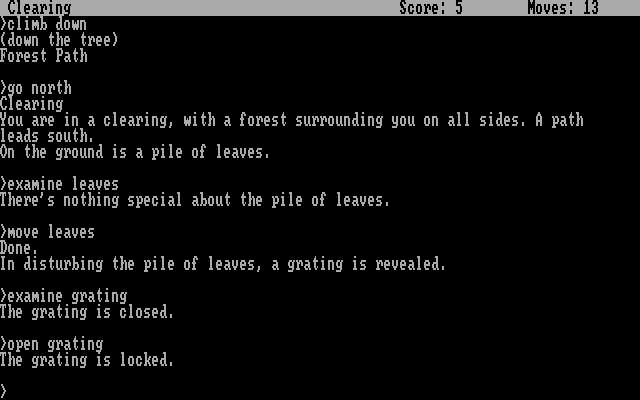Zork: The Great Underground Empire Screenshot