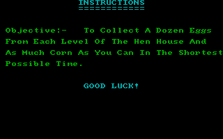 Chuckie Egg Screenshot