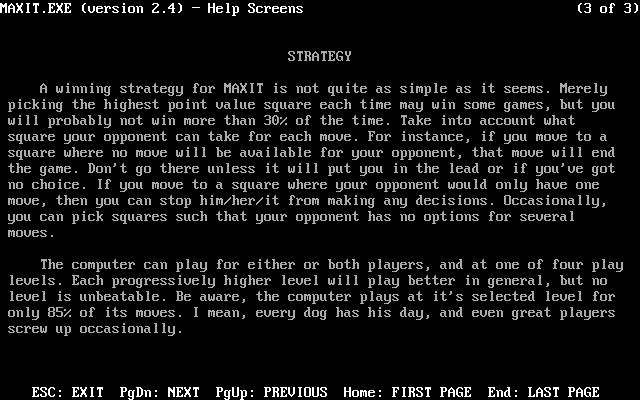 Maxit Screenshot
