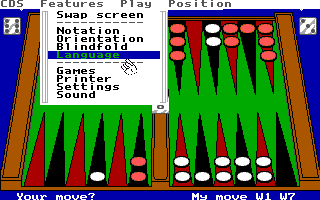 Colossus X Backgammon Screenshot