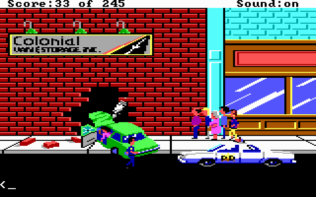 Police Quest: In Pursuit of the Death Angel Screenshot
