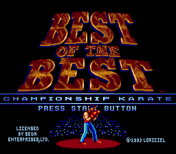 Best of the Best Championship Karate Screenshot