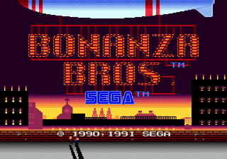 Bonanza Bros. Screenshot