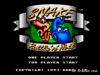 Snake Rattle N Roll Screenshot