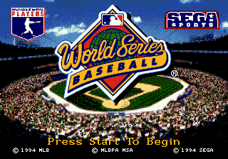 World Series Baseball Screenshot