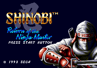 Shinobi III: Return of the Ninja Master Screenshot