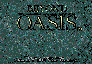 Beyond Oasis (The Story of Thor) Screenshot