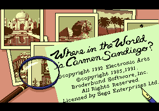 Where in the World Is Carmen Sandiego? Screenshot