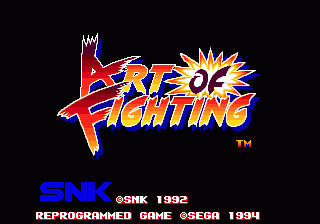 Art of Fighting Screenshot