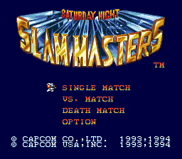 Saturday Night Slam Masters Screenshot