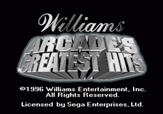 Williams Arcade Classics Screenshot