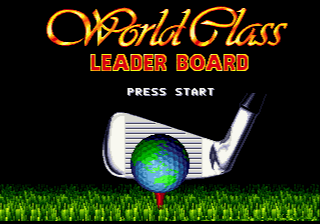 World Class Leader Board Screenshot