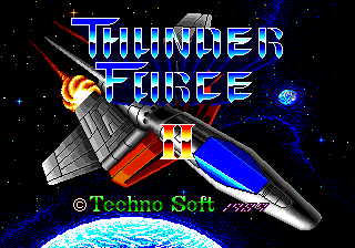 Thunder Force II Screenshot