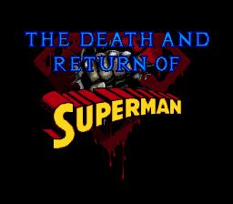 The Death and Return of Superman Screenshot
