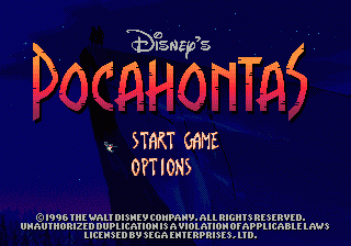 Disney’s Pocahontas Screenshot