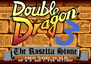 Double Dragon III: The Sacred Stones Screenshot