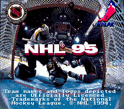 NHL 95 Screenshot